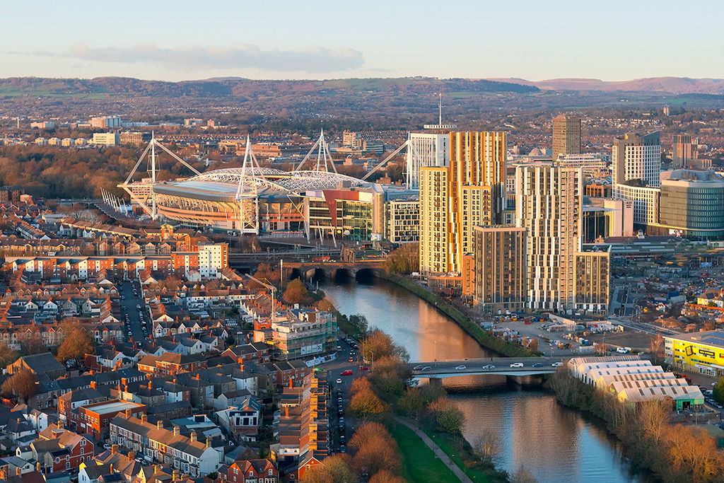 Tai Afon Central Quay Cardiff Drone River Taff 0424 D Rightmove